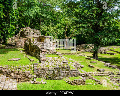 Yaxchilan ruines mayas dans le parc archéologique, Chiapas, Mexique Banque D'Images