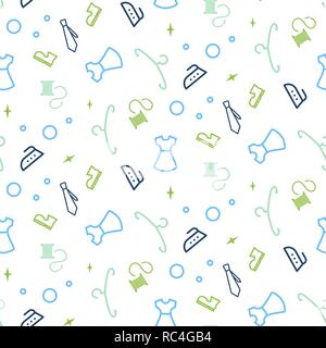 Service de nettoyage modèle homogène. Les icônes de la ligne de fond de l'équipement des ménages. Concept d'emballage pour l'entreprise de nettoyage. Illustration de Vecteur