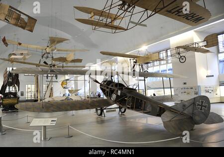 Les avions. Deutches Museum. Munich. L'Allemagne. Banque D'Images