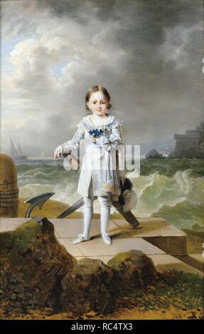 Portrait du Prince Napoléon Louis Bonaparte (1804-1831). Musée : collection privée. Auteur : Kinson, François-Joseph. Banque D'Images