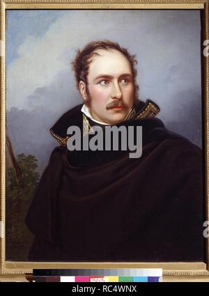 Eugène de Beauharnais (1781-1824), vice-roi du royaume d'Italie, Grand-duc de Francfort, duc de Leuchtenberg. Musée : l'État A. Musée des beaux-arts Pouchkine, Moscou. Auteur : Joseph Karl Stieler,. Banque D'Images