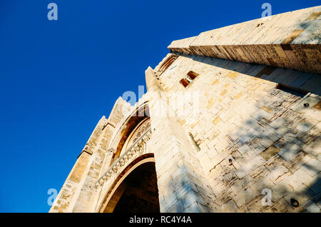 Cathédrale Patriarcale de Sainte Marie Majeure, Santa Maria Maior de Lisboa ou Se de Lisboa, à Lisbonne, Portugal. Banque D'Images