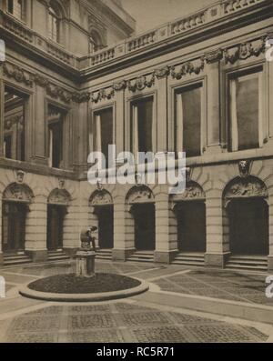 'Cour intérieure des tabliers' Hall à Throgmorton Street', c1935. Organisateur : Joel. Banque D'Images