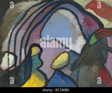 Étude pour l'Improvisation 10. Musée : collection privée. Auteur : Kandinsky, Vassily Vassilievitch. Banque D'Images