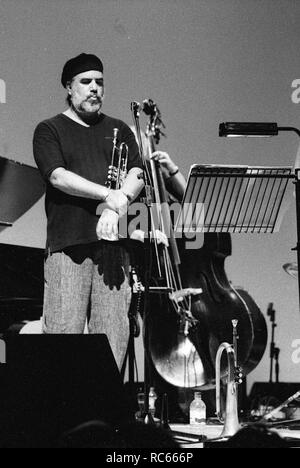 Randy Brecker, Brecon Jazz Festival, Brecon, Wales, août 1998. Créateur : Brian O'Connor. Banque D'Images