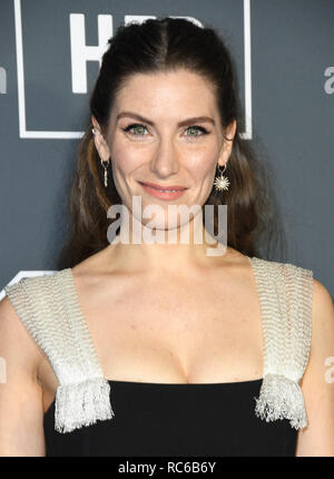 Santa Monica, CA, USA. 13 Jan, 2019. 13 janvier 2019 - Santa Monica, Californie - Sarah Levy. La 24e édition du Critics' Choice Awards tenue au Barker Hangar. Crédit photo : Birdie Thompson/AdMedia Crédit : Birdie Thompson/AdMedia/ZUMA/Alamy Fil Live News Crédit : ZUMA Press, Inc./Alamy Live News Banque D'Images