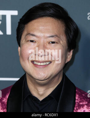 Santa Monica, États-Unis. 13 Jan, 2019. Ken Jeong arrive à la 24e édition du Critics' Choice Awards s'est tenue à la Barker Hangar le 13 janvier 2019 à Santa Monica, Los Angeles, Californie, États-Unis. (Photo par Xavier Collin/Image Crédit : Agence de Presse) L'agence de presse Image/Alamy Live News Banque D'Images