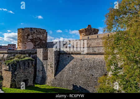 Italie Basilicate Venosa Château ducal du Balzo Banque D'Images