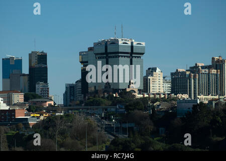 Tour d'Amoreiras Immeuble de Lisbonne, Portugal, Europe Banque D'Images