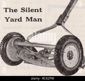 . Dreer's garden book 1939 : 101 ans de semences de qualité Dreer bulbes de plantes. Les catalogues de graines de pépinière ; catalogues ; Matériel et fournitures de jardinage graines de fleurs ; Catalogues Catalogues ; Graines de legumes fruits ; Catalogues Catalogues de graines. Great American Meteor construit de l'aluminium par "Florida". Ce tout nouveau modèle de tondeuse est le dernier mot de tondeuse à la construction. Il est considérablement plus léger que ordinar&gt ; tondeuses" et donc plus facile à pousser, mais elle détient de façon constante pour atteindre le sol, même lors de la coupe d'épaisseur de graminées. Deux vis, équipé de ressorts en spirale, permettent un réglage simple et rapide Banque D'Images