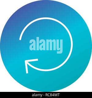 Vector Icône Actualiser Illustration de Vecteur