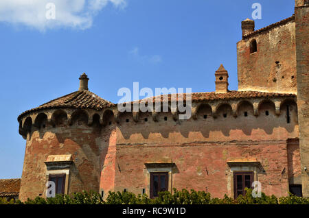 Ancien château médiéval (Serracapriola-Italy) Banque D'Images