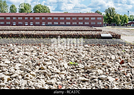 Concentrationcamp (KZ) Neuengamme à Hamburg-Neuengamme (Allemagne) ; Konzentrationslager (KZ) Neuengamme à Hamburg-Neuengamme Banque D'Images