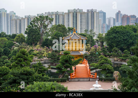 Nan Lian Garden de Diamond Hill de Hong Kong Banque D'Images
