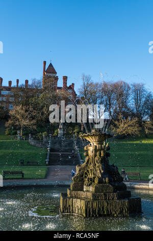 Avenham Park à Preston Banque D'Images