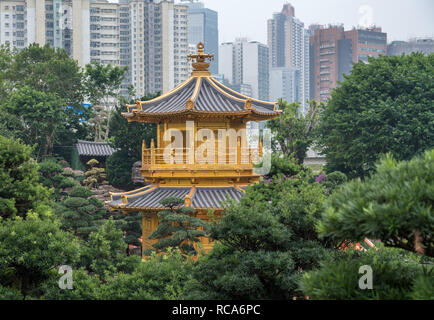 Nan Lian Garden de Diamond Hill de Hong Kong Banque D'Images