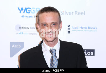 Londres, Royaume-Uni. 14 janvier, 2019. Mackenzie Crook, Writers Guild Awards 2019, Collège royal des médecins, Londres, Royaume-Uni, 14 janvier 2019, photo de Richard Goldschmidt : Riche de crédit Gold/Alamy Live News Banque D'Images