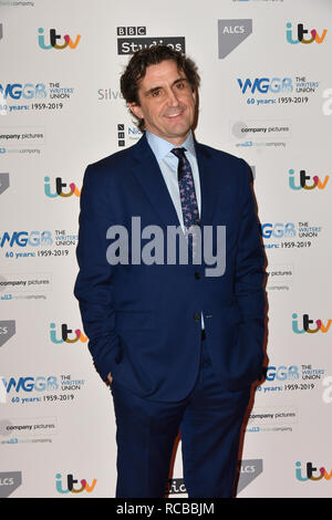 Londres, Royaume-Uni. 14 Jan, 2019. Stephen McGann assiste à 2019 Writers' Guild Awards au Collège royal des médecins le 14 janvier 2019, Londres, Royaume-Uni : Crédit photo Capital/Alamy Live News Banque D'Images