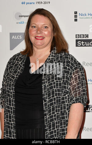 Londres, Royaume-Uni. 14 Jan, 2019. Joanna Scanlan assiste à 2019 Writers' Guild Awards au Collège royal des médecins le 14 janvier 2019, Londres, Royaume-Uni : Crédit photo Capital/Alamy Live News Banque D'Images