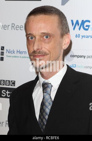 Crook Mackenzie à la Writers Guild Awards 2019 au Royal College of Physicians, St Andrews Place, Regent's Park. Banque D'Images