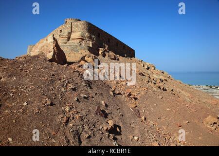 Al Qala Fort, Bukha, dans l'enclave omanaise de Musandam, Oman, Péninsule Arabique, au Moyen-Orient, en Asie Banque D'Images