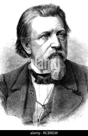 Karl Ferdinand Gutzkow, 1811 - 1878, un écrivain, dramaturge et journaliste, l'une des principales voix de la jeune Allemagne Banque D'Images