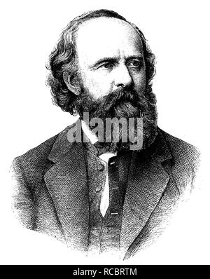 Johannes Schilling, 1828 - 1910, un sculpteur allemand, historique de la gravure, 1883 Banque D'Images