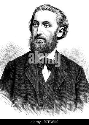 Wilhelm von Kardorff, 1828 - 1907, également connu sous le nom de Wilhelm Carl Friedrich August Hellmuth Ludwig von Kardorff Prussien, un Banque D'Images