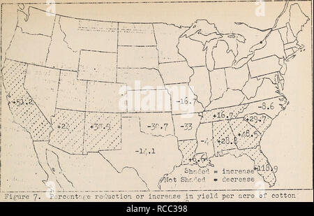 . Les maladies des plantes aux États-Unis en 1930. Maladies des plantes aux États-Unis. A2. Dans l^G'O de rendement moyen par cere I515-I520. Les pertes de maladie étaient en général mucji moins de norme ? 1 dans 193r'" exemples remarquables sont la rouille, la rouille, la tavelure et de l'odorat grr.ins, mildiou de la pomme de terre à l'exception de la Floride, la septoriose bactérien de tomates, apple sceb dans la zone de sécheresse, et la pourriture brune de la pêche. D'autres être Trill noté dans le résumé. Certaines maladies, cependant, a montré une augmentation de l'effet destructeur. Il s'agit, naturellement, pot-de-fleur rnd la brûlure de la pourriture apicale de la tomate, pomme de terre, et aussi du scrb non parasit Banque D'Images