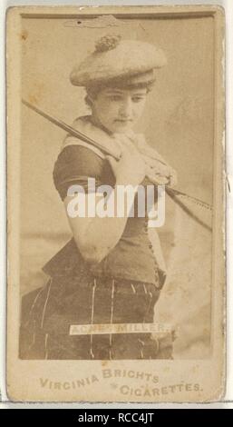 Agnes Miller, acteurs et actrices de la série (N45, Type 1) pour les cigarettes Virginia Brights Banque D'Images