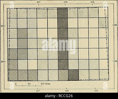 . La distribution des mammifères marins dans le Colorado. Les mammifères. 1972 ARMSTRONG : COLORADAN 339 mammifères utilisés aux présentes) représente une approximation. Inclus dans cette estimation sont les éco- logique connue des espèces et les préférences de la distribution d'habitats appropriés. La limite d'une espèce comme cartographiés, ensuite, dépend d'un degré plus ou moins sur les limites des unités écologiques. Lorsque les frontières rédigé sur cette base sont utilisés, à leur tour, de définir les zones naturelles, la circularité est terminée. Néanmoins, aucun l'erreur évidente, cependant, est de moindre importance biogéographique. Round- bélier des gammes de sp Banque D'Images