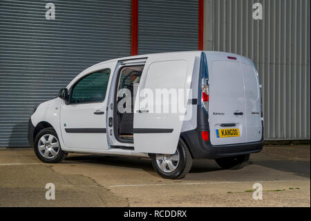 2013 Renault Kangoo ZE fourgon électrique Banque D'Images