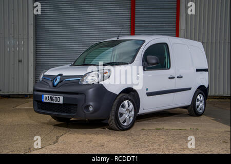 2013 Renault Kangoo ZE fourgon électrique Banque D'Images
