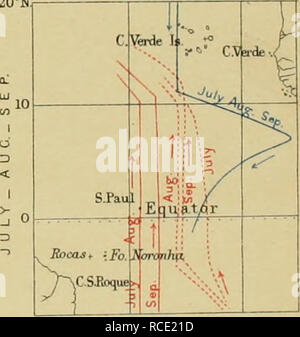 . Un répertoire pour l'océan Atlantique Nord, comprenant des instructions général et particulier pour sa navigation. Guides de pilote. 20°s.. Veuillez noter que ces images sont extraites de la page numérisée des images qui peuvent avoir été retouchées numériquement pour plus de lisibilité - coloration et l'aspect de ces illustrations ne peut pas parfaitement ressembler à l'œuvre originale.. Findlay, Alexander G ; électrique, William Richardson. Londres, Imray Laurie Norie,, &AMP ; Wilson Banque D'Images