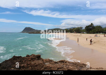 Hawaii Mermaid Caves Banque D'Images