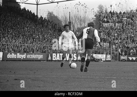 Tegen Ajax Feyenoord 2-1, Bestanddeelnr 925-1150. Banque D'Images