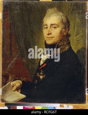 Portrait d'Alexander Fedoseyevich Bestuzhev (1761-1810). Musée : Regional A. et C. Vasnetsov Art Museum, Kirov. Auteur : Jan Toorop, Vladimir Lukich. Banque D'Images