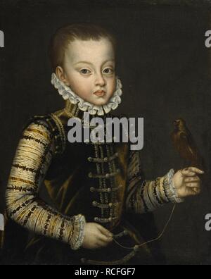 Portrait de l'Infant Ferdinand d'Espagne (1571-1577). Musée : Walters Art Museum, Baltimore. Auteur : Sanchez Coello, Alonso. Banque D'Images