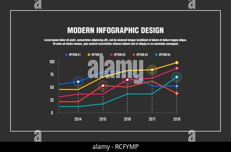 Éléments de conception infographique. Banque D'Images