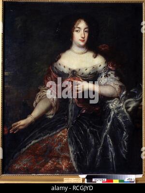 Portrait de la reine Henrietta Maria de France (1609-1669). Musée : Musée d'art régional, Poltava. Auteur : LELY, PETER. Banque D'Images