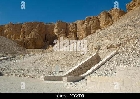 Vallée des Rois, près de Louxor. L'Égypte Banque D'Images