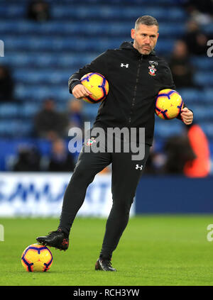 L'entraîneur adjoint de l'équipe première de Southampton Kelvin Davis Banque D'Images