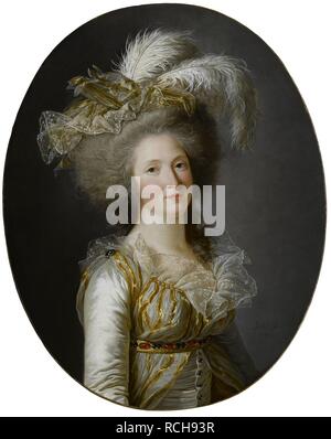 Élisabeth Philippine Marie Hélène de Bourbon. Musée : Musée de l'histoire de la France, Le Château de Versailles. Auteur : ADÉLAÏDE LABILLE-GUIARD,. Banque D'Images