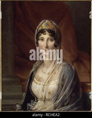 Portrait de Maria Letizia Ramolino Bonaparte (1750-1836), mère de Napoléon Bonaparte. Musée : Musée Fesch, Ajaccio. Auteur : Gerard, François. Banque D'Images