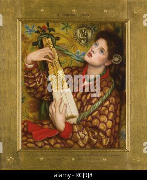 Un Chant de Noël. Musée : collection privée. Auteur : Dante Gabriel Rossetti. Banque D'Images