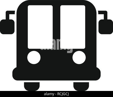 L'aéroport de vecteur Icône Bus Illustration de Vecteur