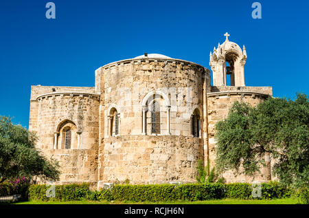 Église Saint Jean-Marc à Byblos, Liban Banque D'Images
