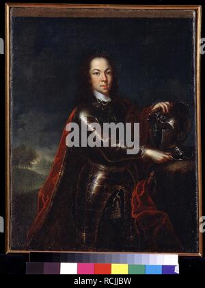 Portrait de Tsarevich Alexei Petrovitch de Russie (1690-1718). Musée : Musée d'histoire de l'État de Moscou. Auteur : LUEDDEN, JOHANN PAUL. Banque D'Images