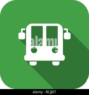 L'aéroport de vecteur Icône Bus Illustration de Vecteur