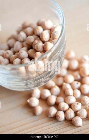 L'Italie, l'Ombrie, le ceci, Pois chiches secs Banque D'Images